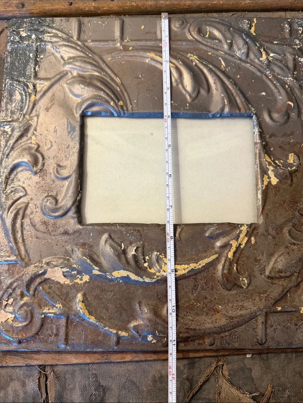 Architectural Tin 4x6 Photo Frames (Set of 2)